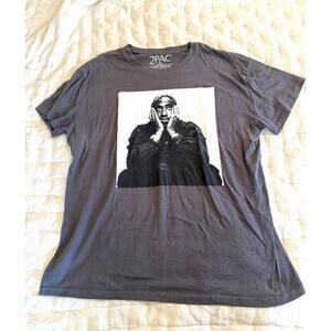 2pac Women’s Grey Tshirt XXL